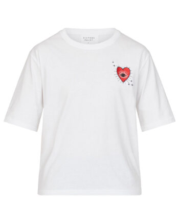 Sisters Point  -shirt Heda Loose- Ss7 White Black