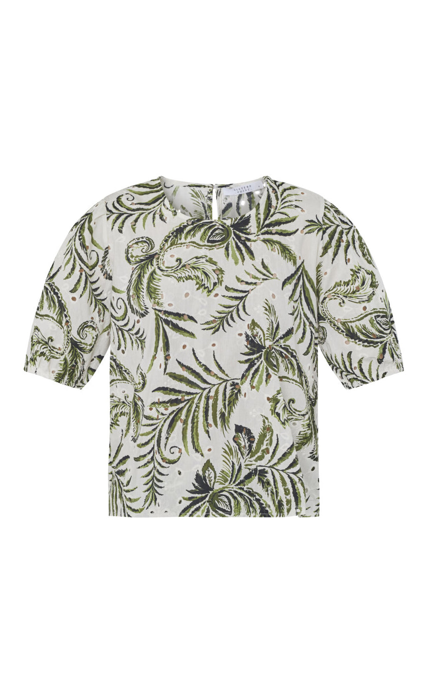 Sisters Point Top Gilma- Cream Green
