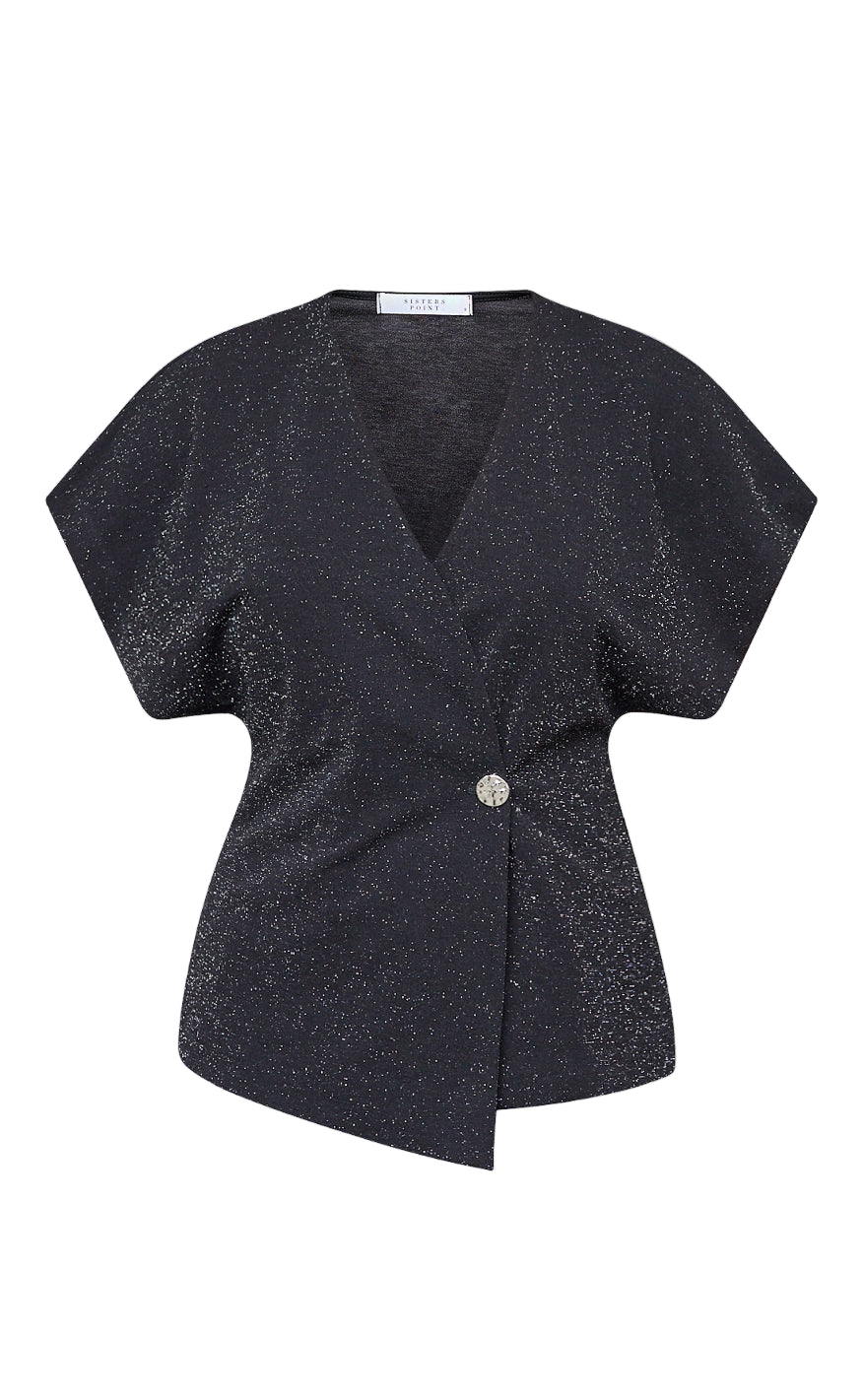 Sisters Point Vest Gevela Black Silver
