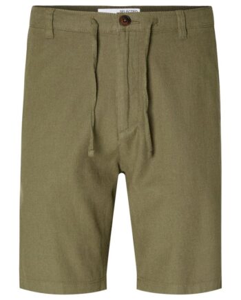 Slhregular-brody Linen Shorts Noos