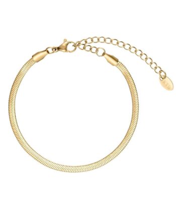 Smykkeli Copenhagen Armbånd Chicago Gold Colour