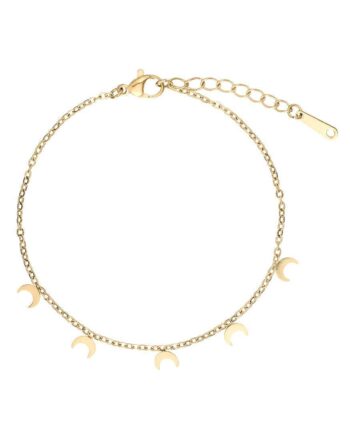 Smykkeli Copenhagen Armbånd Oslo Moon Gold Colour