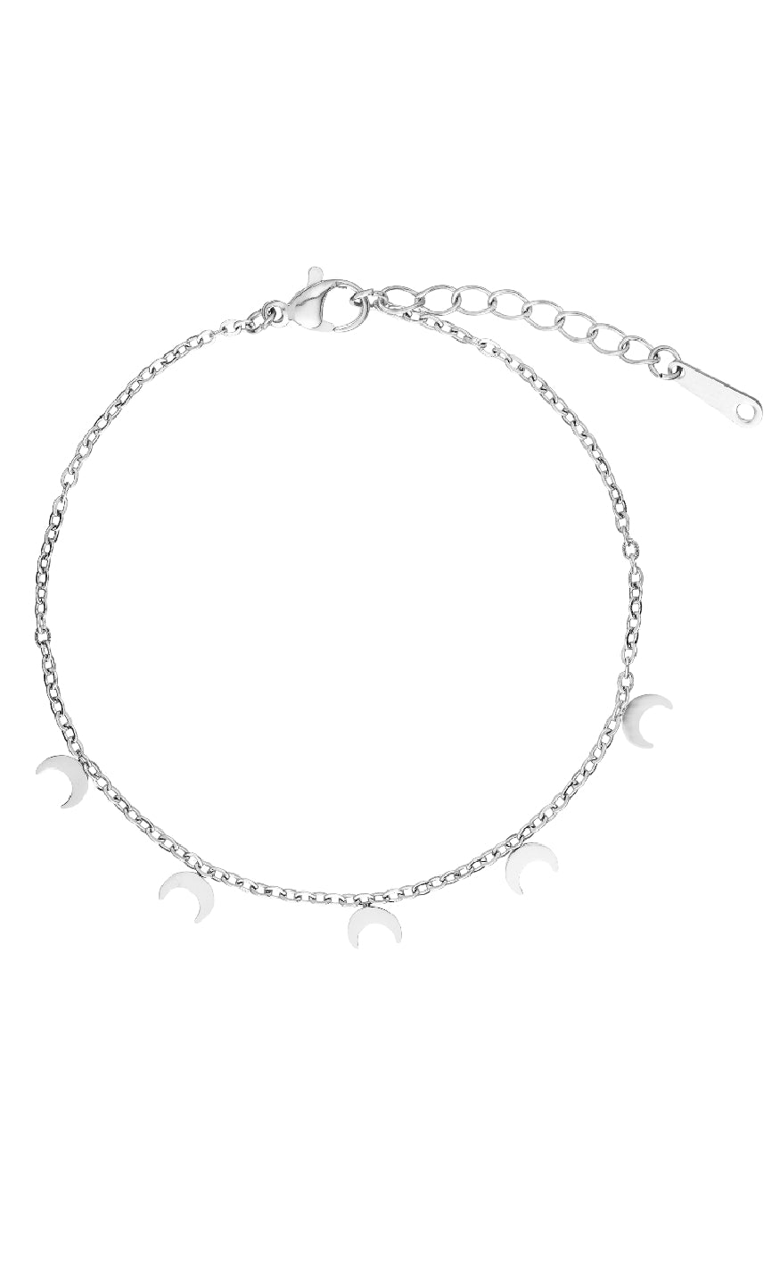 Smykkeli Copenhagen Armbånd Oslo Moon Silver Colour