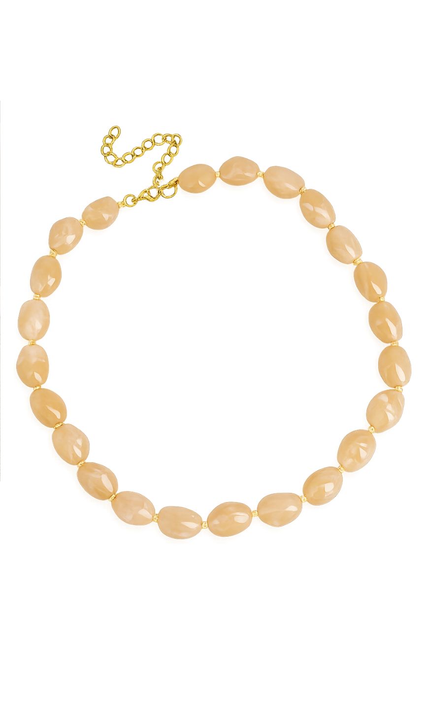 Smykkeli Copenhagen Halskæde Pearl Babe Beige