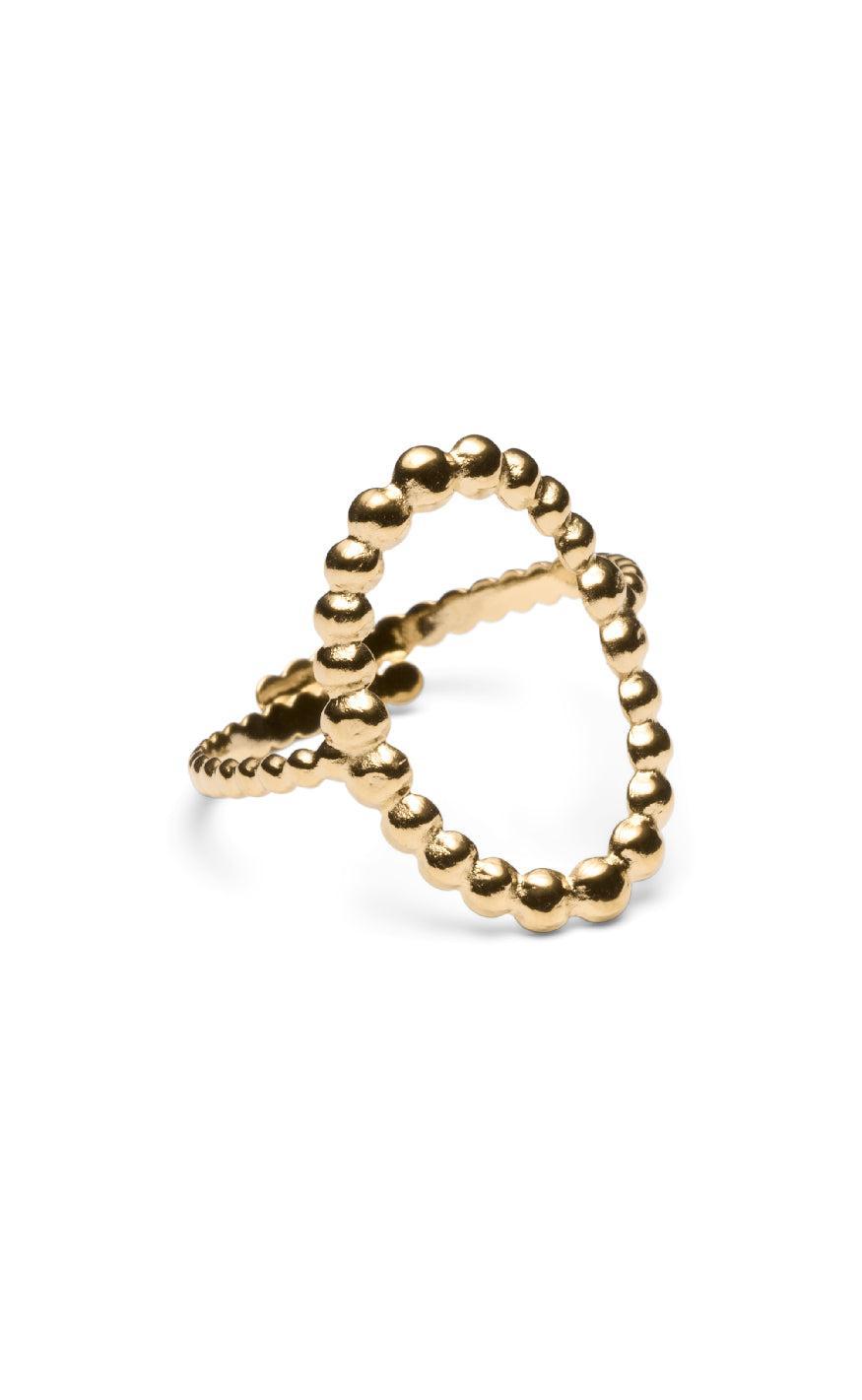Smykkeli Copenhagen Ring Alaska Gold Colour