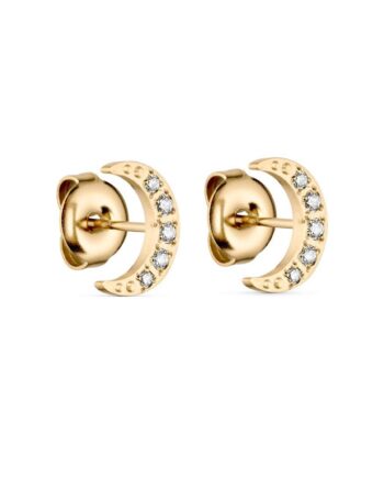 Smykkeli Copenhagen øreringe Berlin Mini Moon Gold Colour