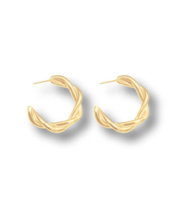 Smykkeli Copenhagen øreringe   Hoops Ibiza Gold Colour
