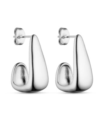 Smykkeli Copenhagen øreringe Monaco Silver Colour