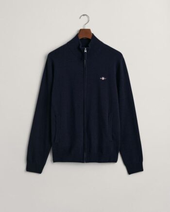 Superfine Lambswool Zip Cardigan