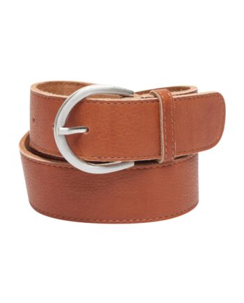 Tim Og Simonsen Bælte Anni Jeans Cognac Silver