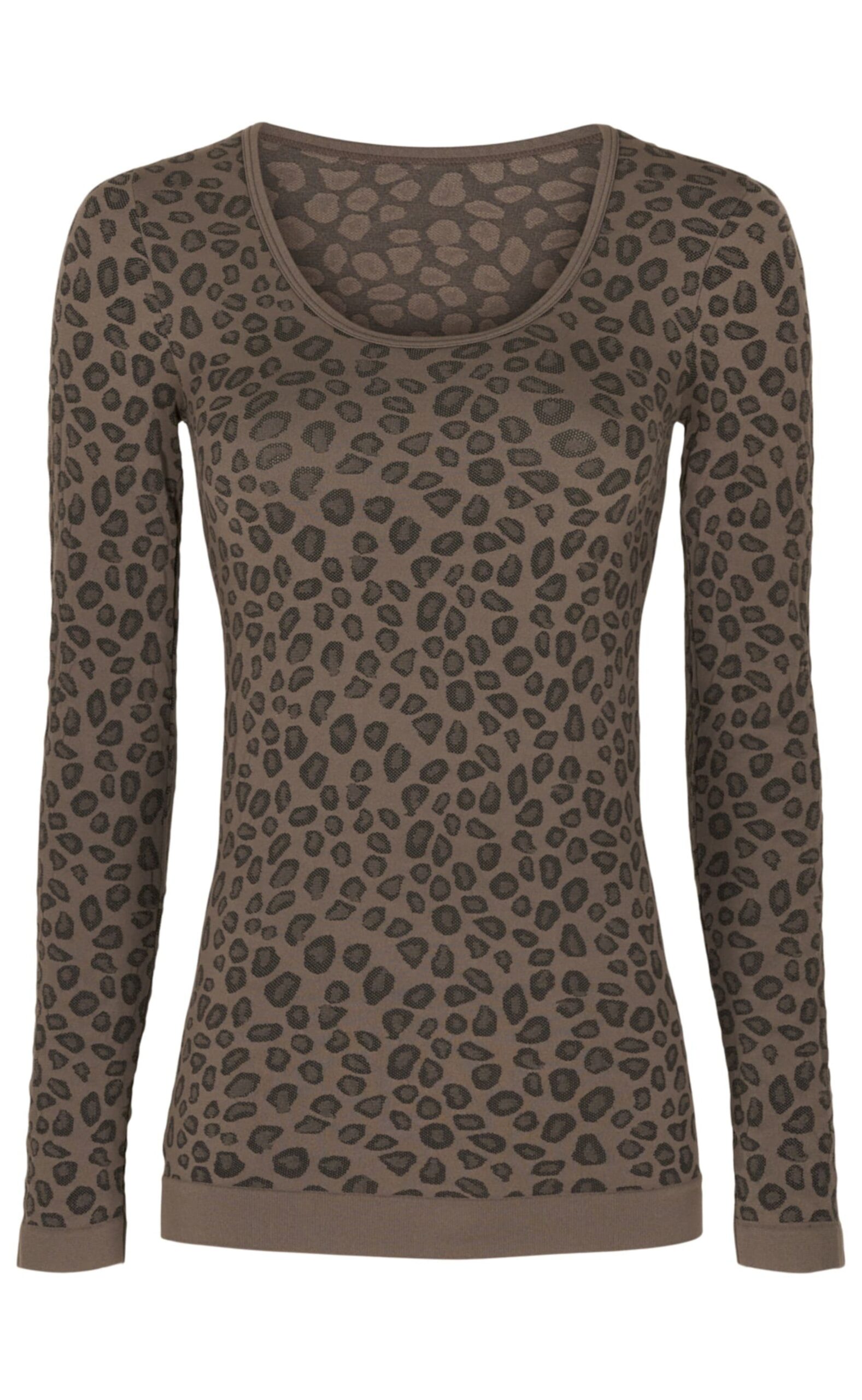 Tim Simonsen Bluse Gepard Coffee