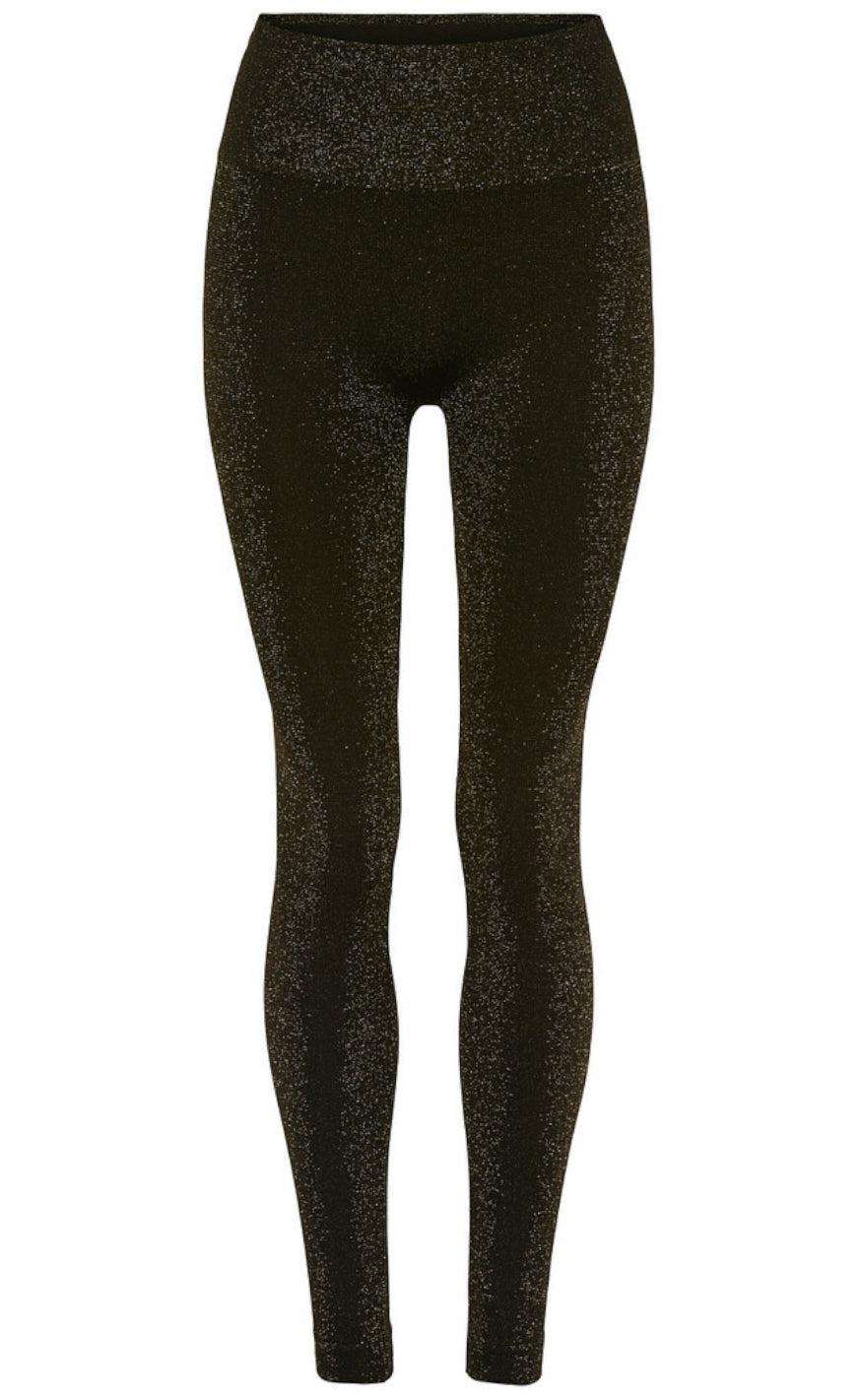 Tim Simonsen Leggings Las Vegas Black Gold Glitter