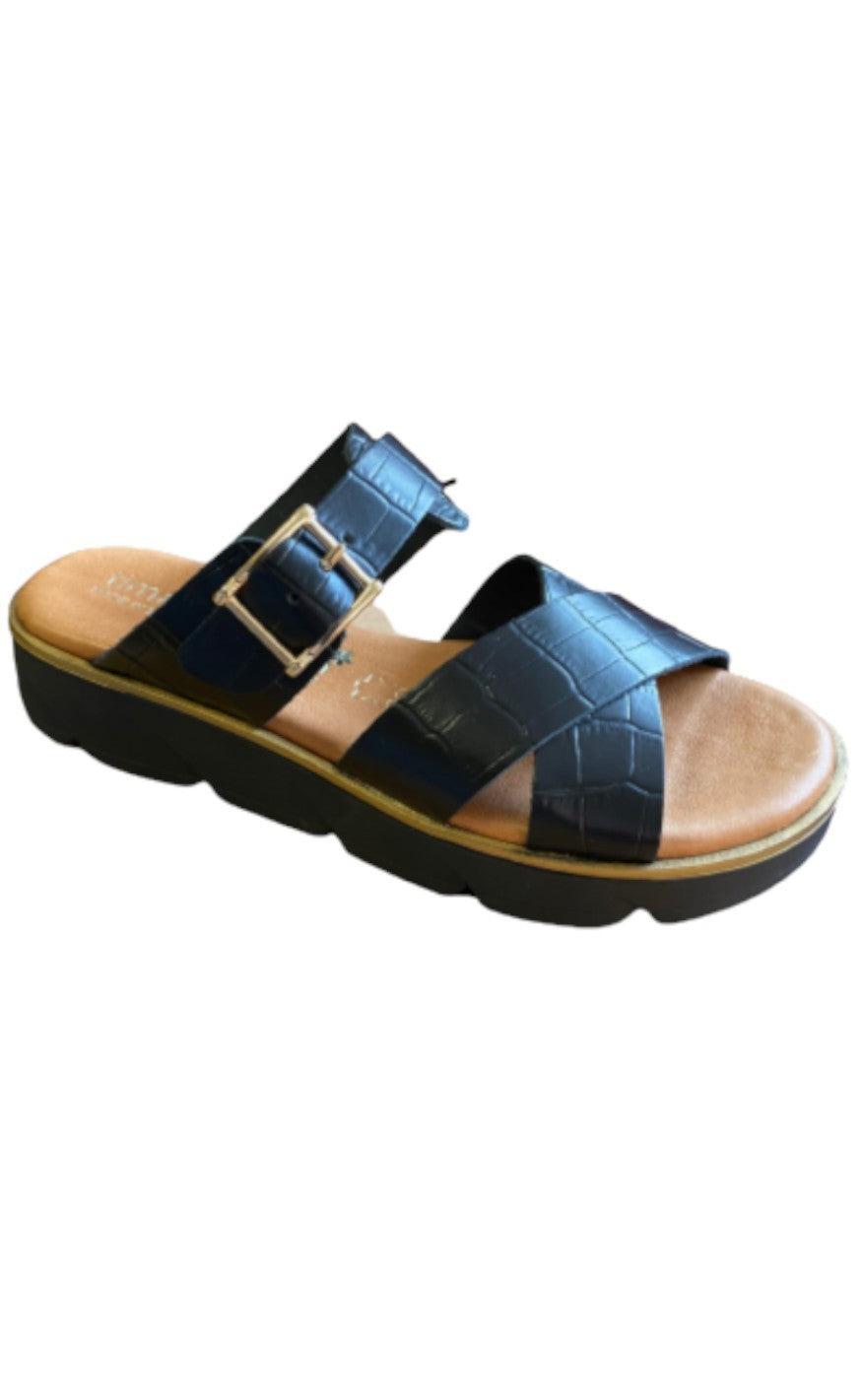 Tim Simonsen Sandaler Elva Slip-in Black
