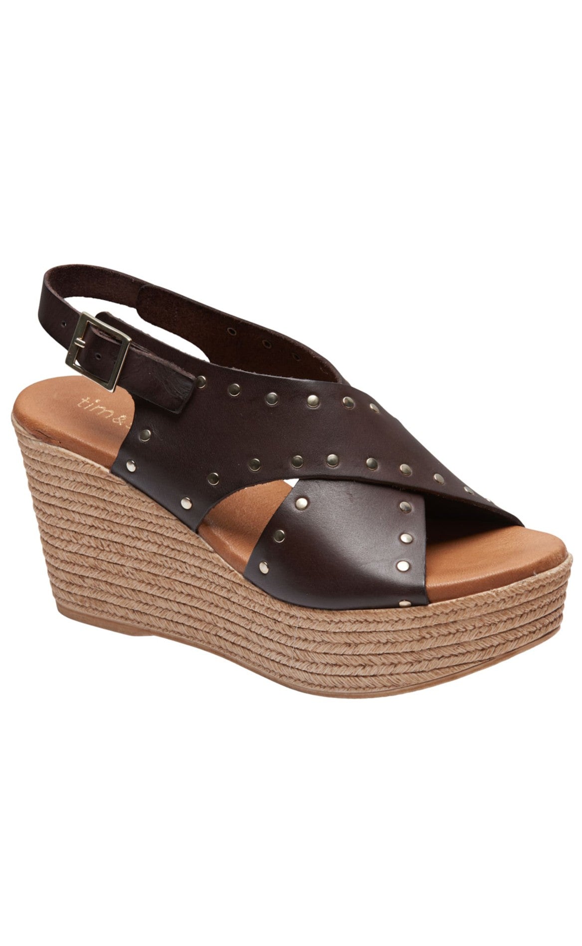 Tim Simonsen Sandaler Isabella Stud Marron