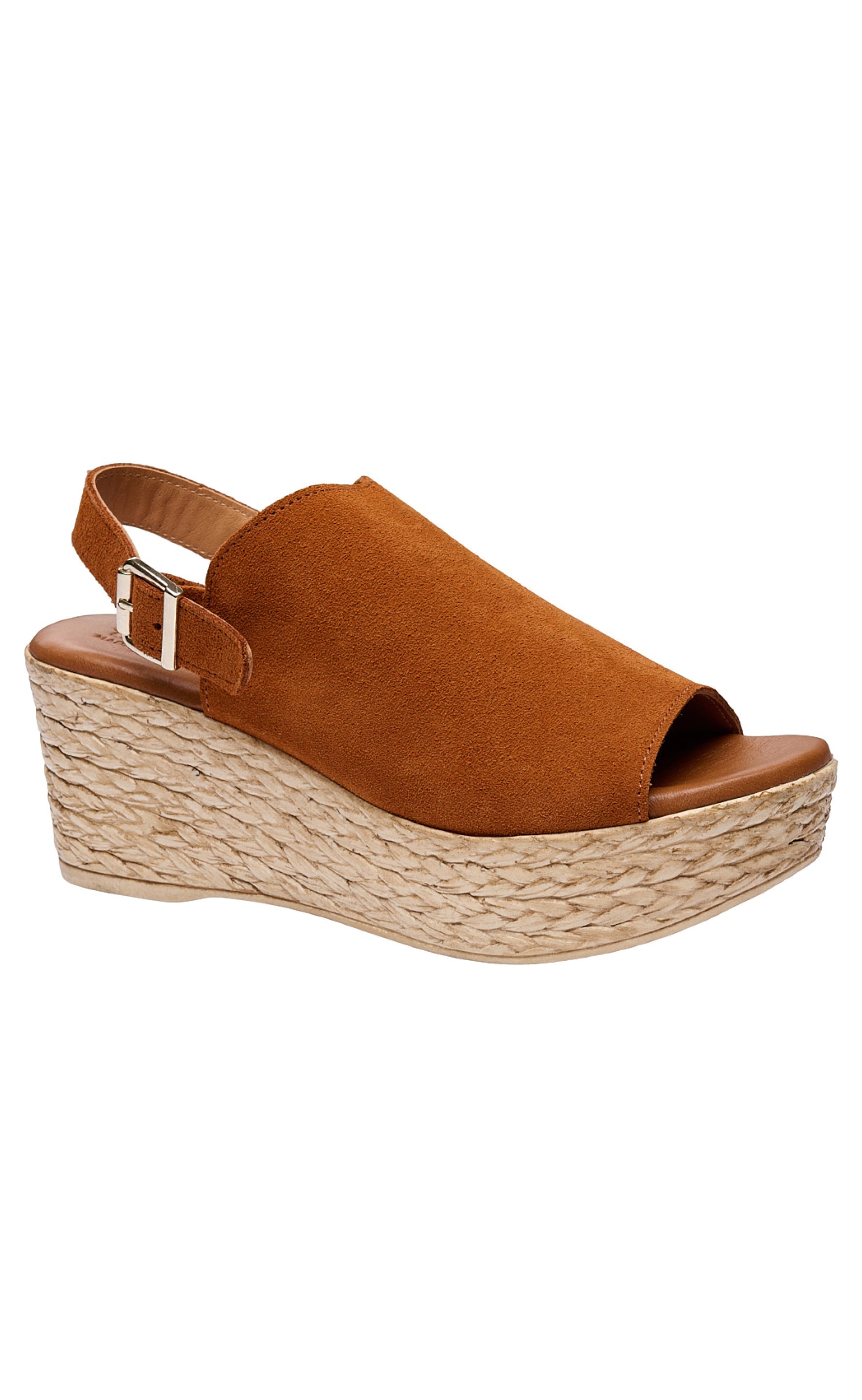 Tim   Simonsen Sandaler Line Suede Brandy