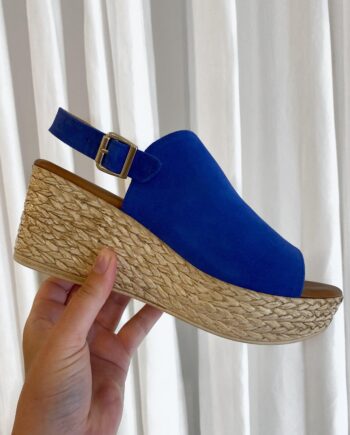 Tim   Simonsen Sandaler Line Suede Royal