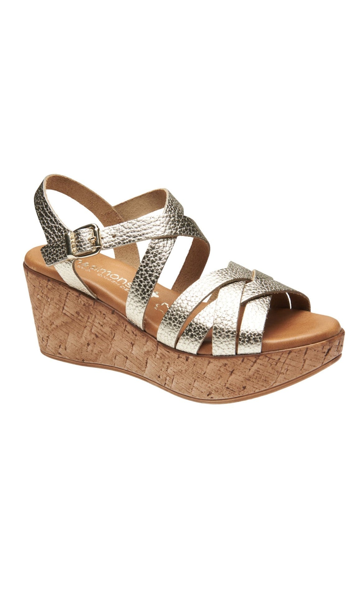 Tim Simonsen Sandaler Marga Metal Platino