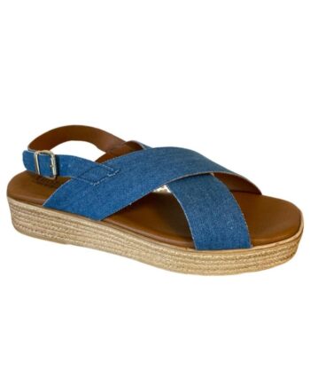 Tim   Simonsen Sandaler Sussie Denim Lavado