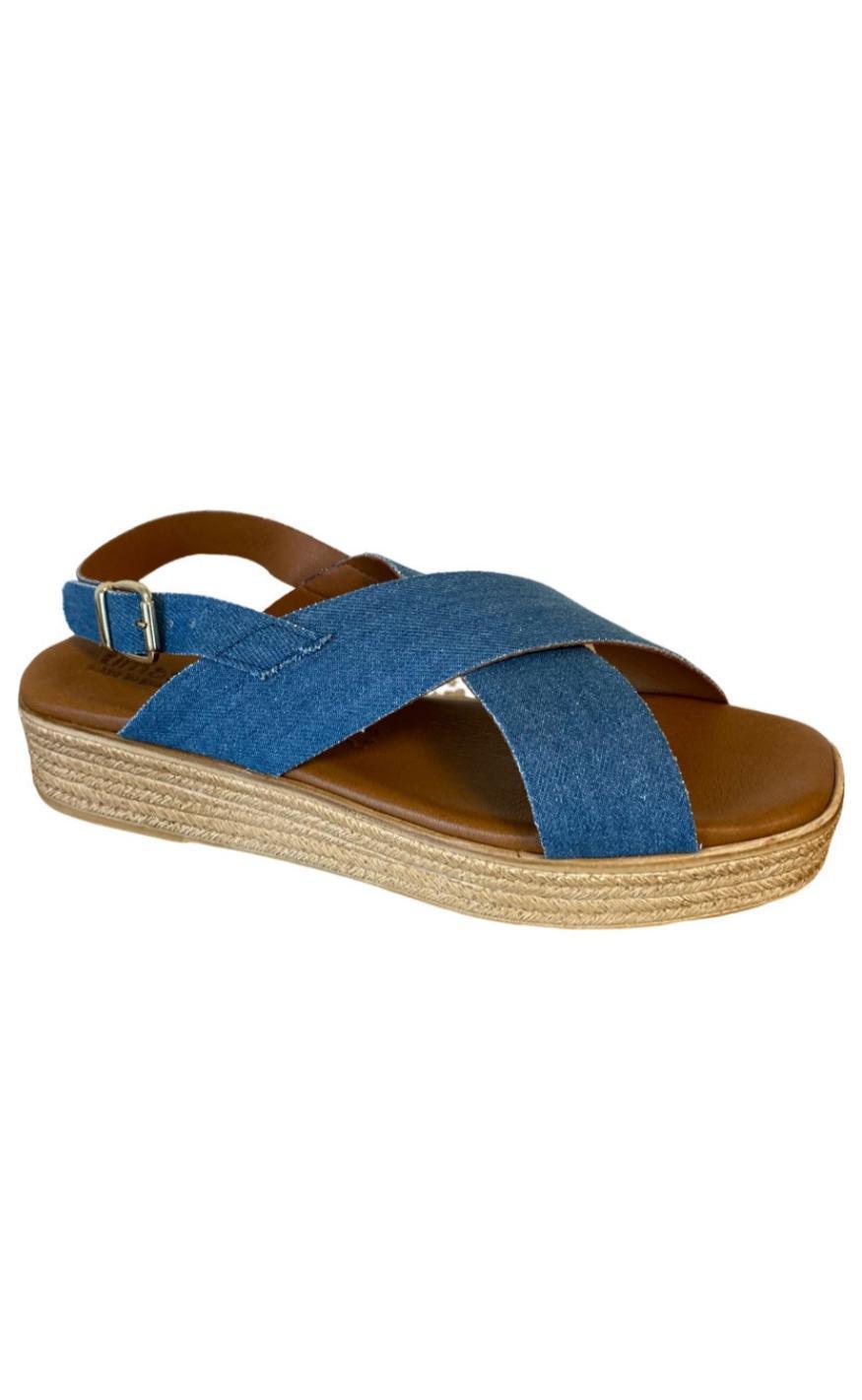Tim Simonsen Sandaler Sussie Denim Lavado