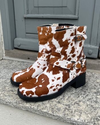 Tim   Simonsen Støvle Lora Biker Boot Cow Hair On