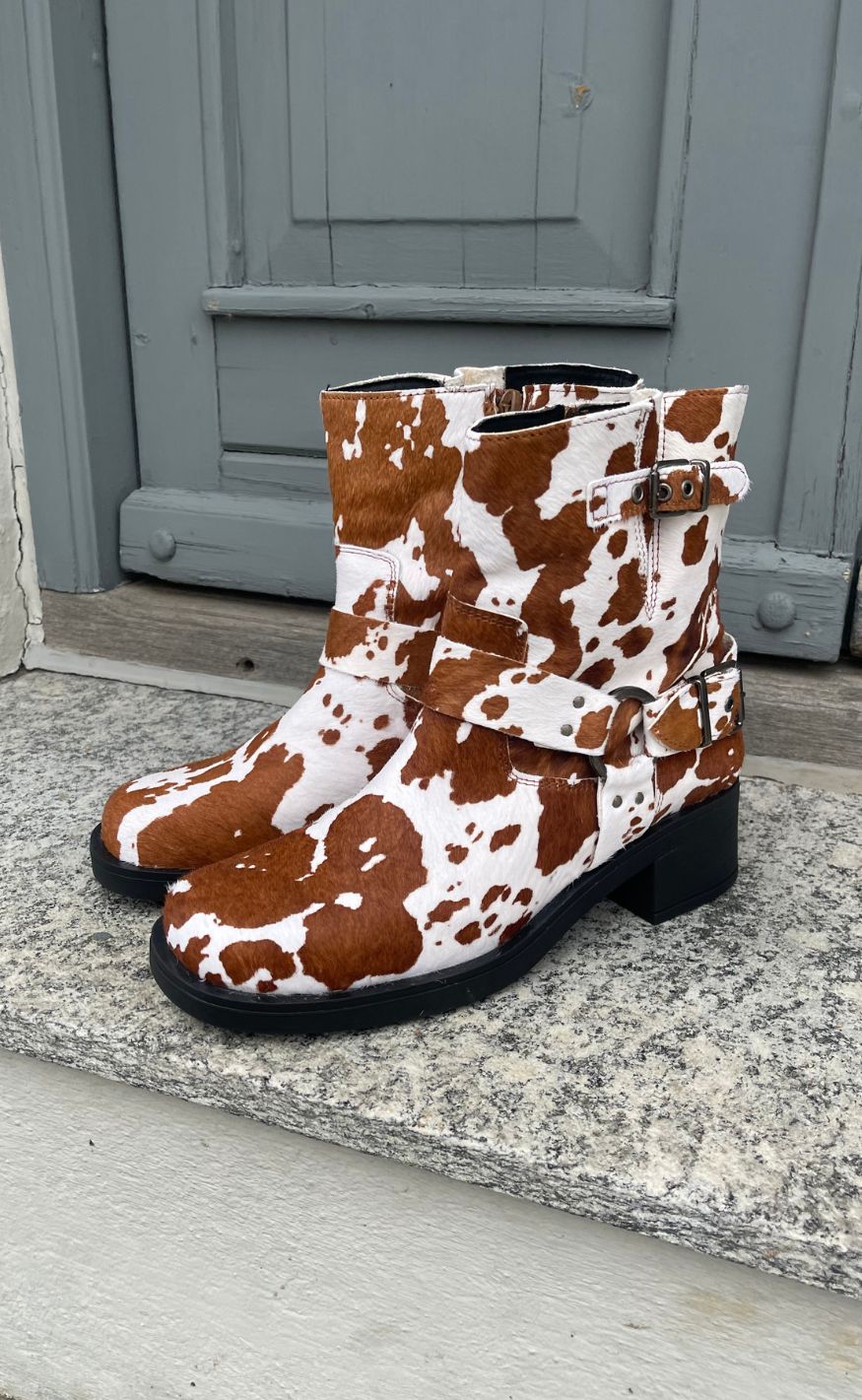 Tim Simonsen Støvle Lora Biker Boot Cow Hair On