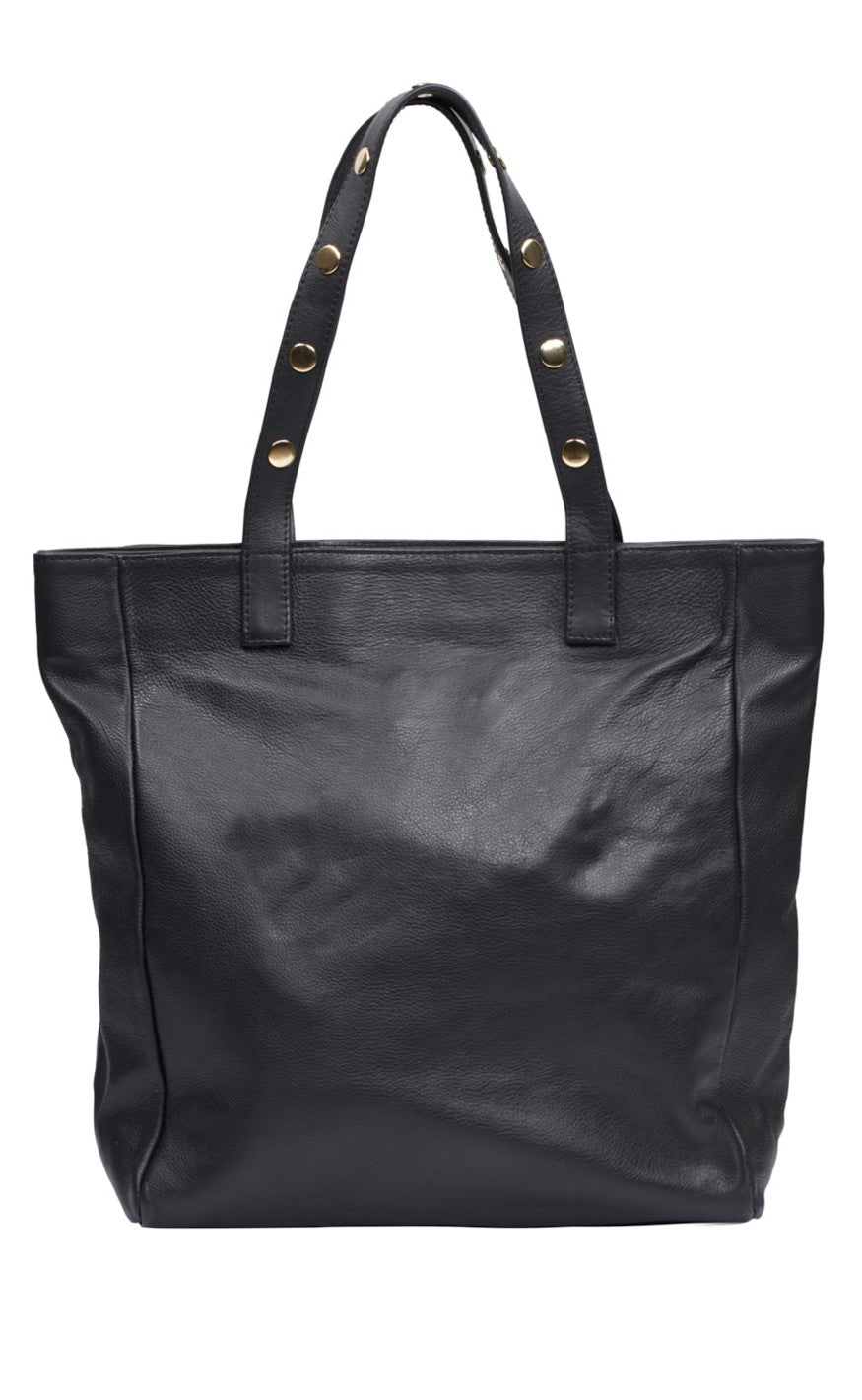 Tim Simonsen Taske Pernille Stud Shopper Black Gold