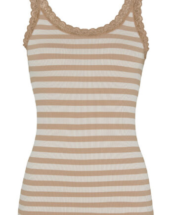 Tim   Simonsen Top Isa Rib Nudo Bianco
