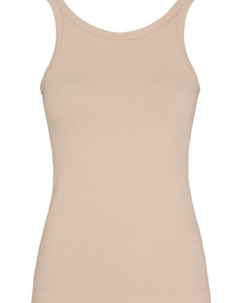 Tim   Simonsen Top Lone Rib Tank Cipria