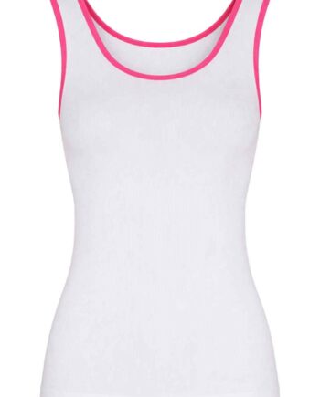 Tim   Simonsen Top Marie Rib Bianco Bubble Flou