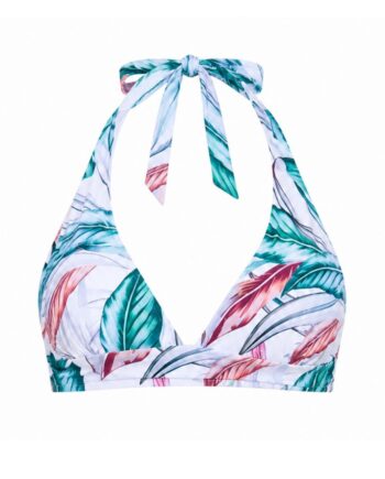 Unica Copenhagen Bikini Overdel Cami White Tropical