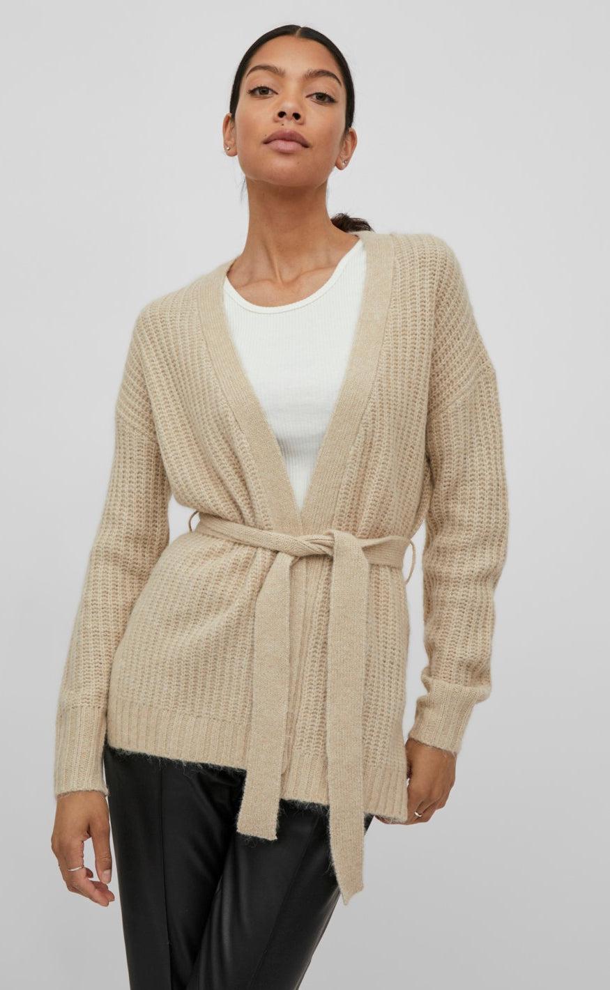 Vila Cardigan Felo Natural Melange