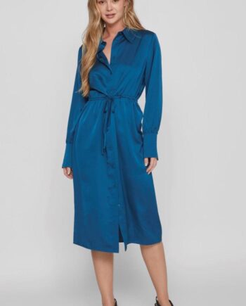 Vila Kjole Ellette Lapis Blue