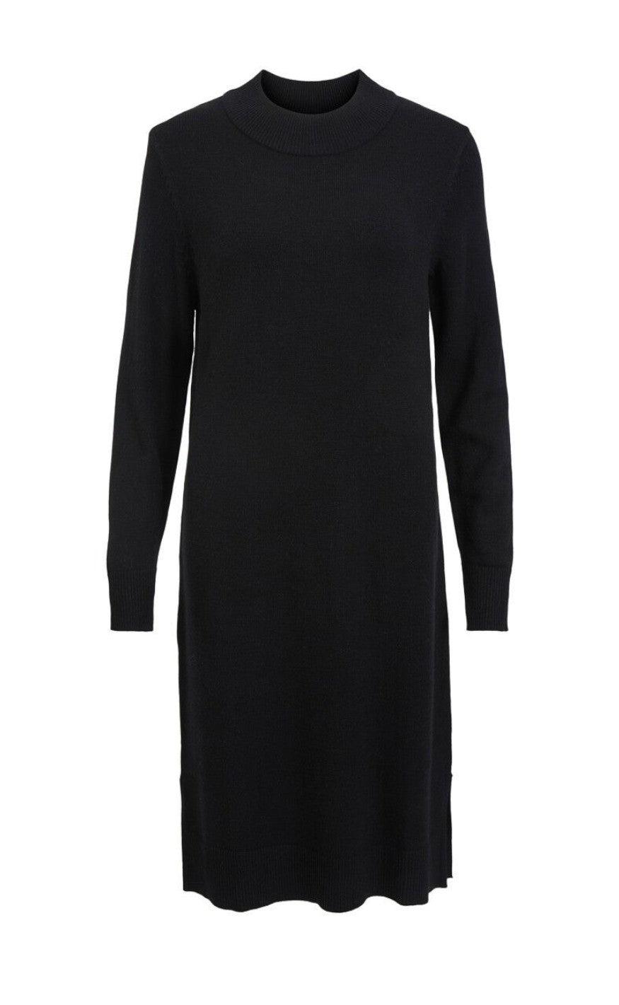 Vila Kjole Ril Black