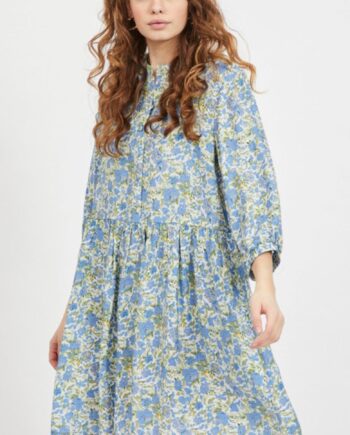Vila Kjole Yrsa Blue Bell