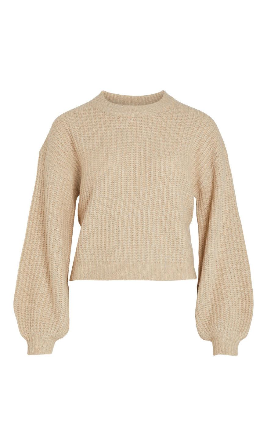 Vila Sweater Felo Natural Melange