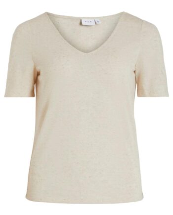 Vila  -shirt Sina  -neck Birch Melange