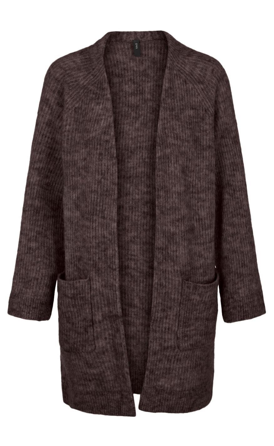 Yas Cardigan Alva Seal Brown