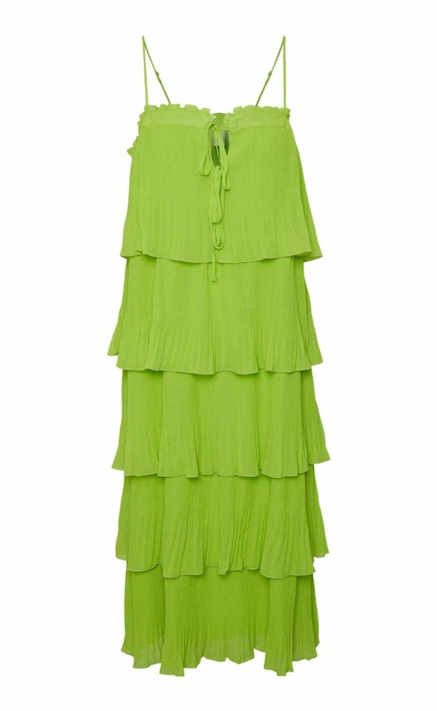 Yas Kjole Pimo Lime Green