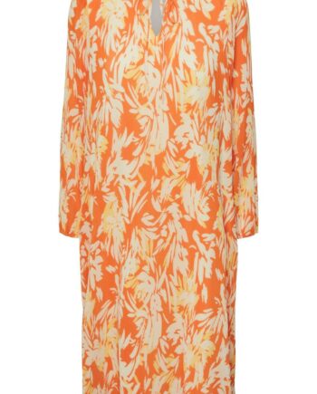 Yas Kjole Pippo Oriole Leaf Print