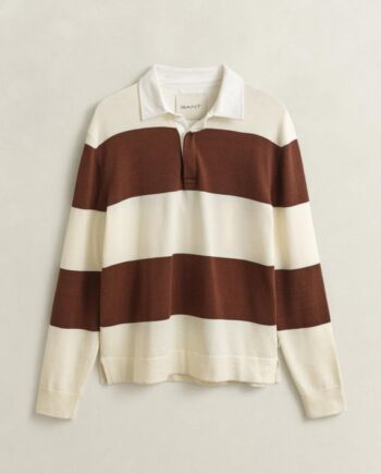 Barstriped Cotton Polo