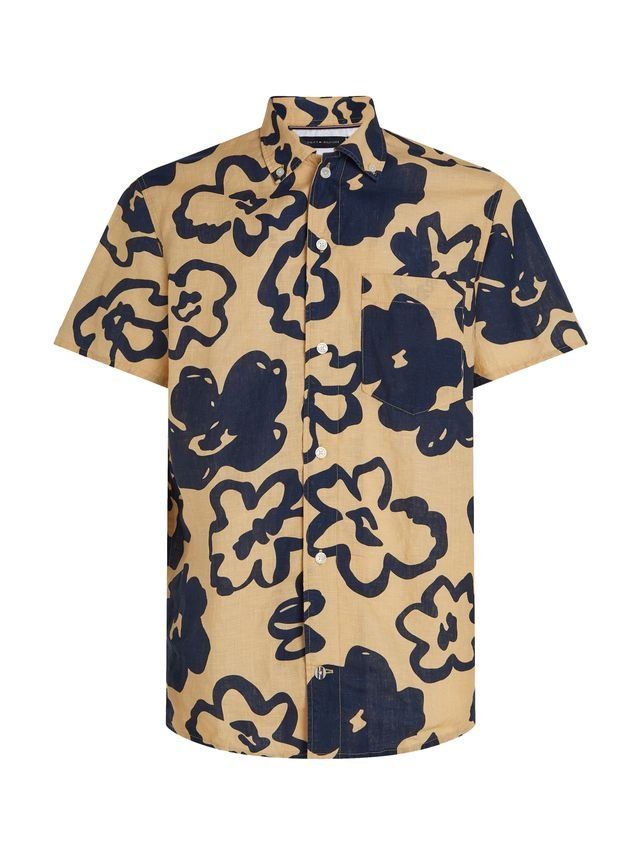 Big Floral Print Rf Shirt
