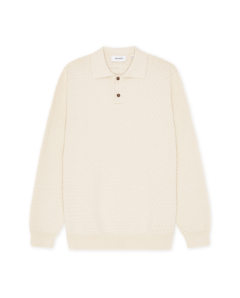 Billy Weave Knitted Ls Polo