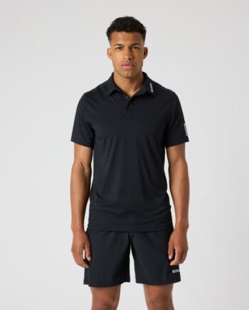 Borg Golf Polo Shirt  Brilliant White