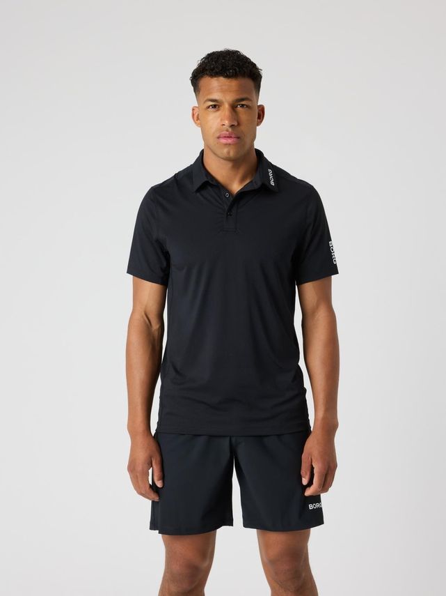 Borg Golf Polo Shirt Brilliant White