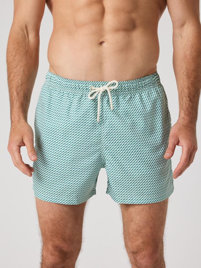Borg Print Swim Shorts  Bb Bosque Swim