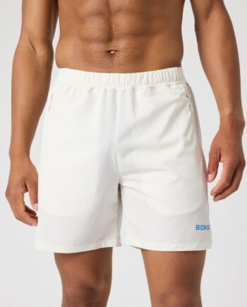 Borg Zip Shorts  Brushed Nickel