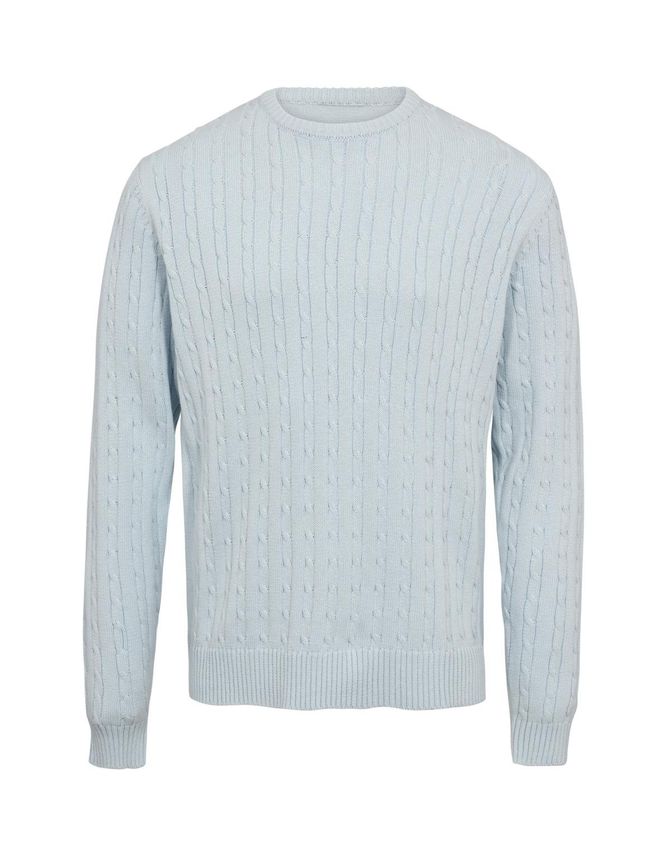 Cable  -neck Knit Regular Fit