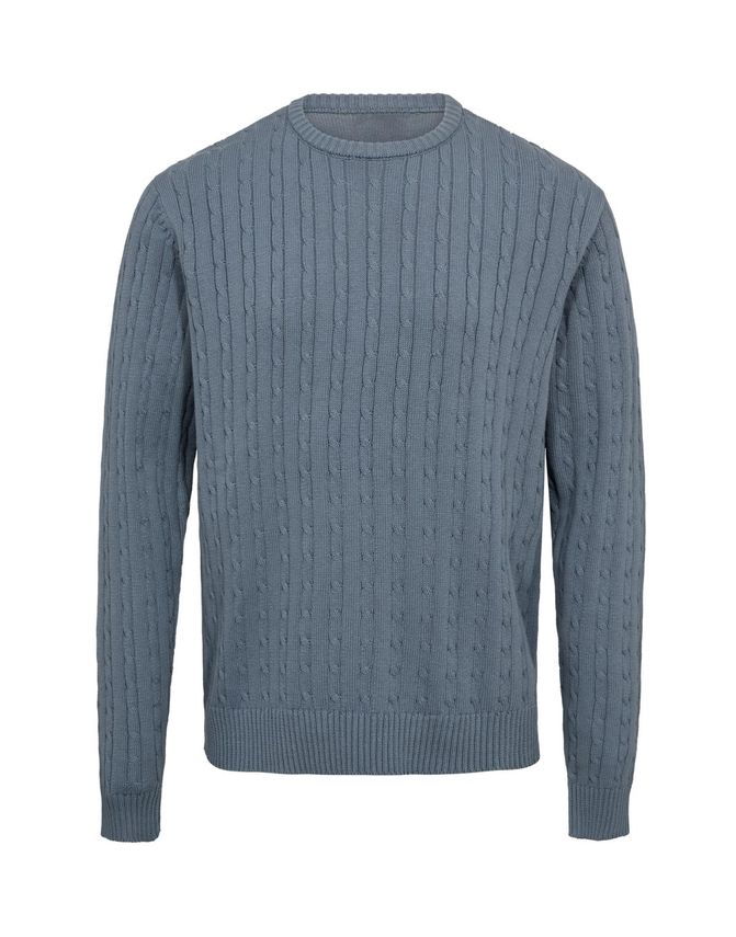 Cable  -neck Knit Regular Fit