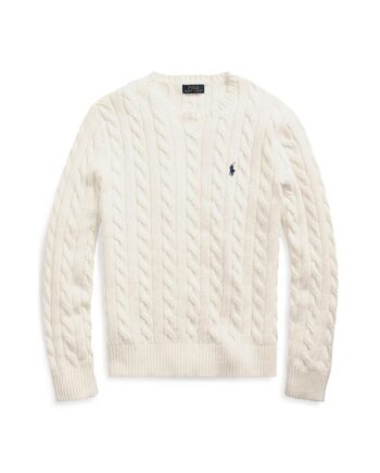 Cable-knit Cotton Sweater
