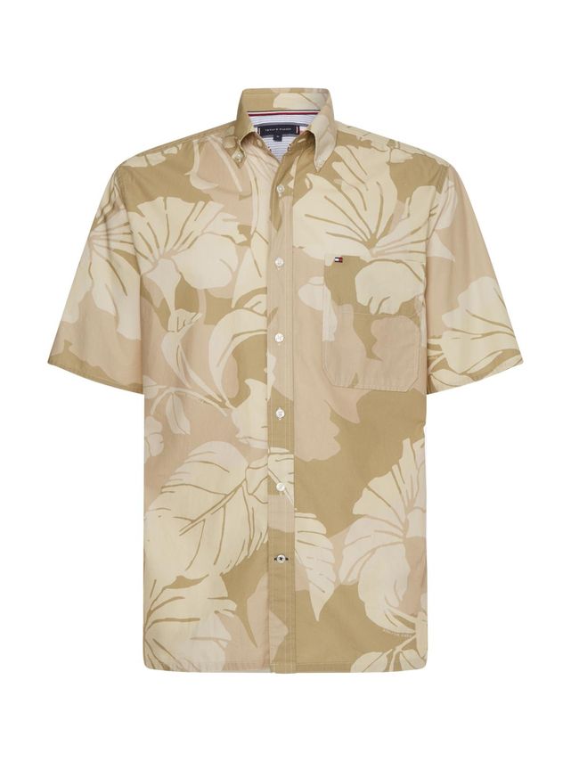 Casual Floral Camo Prt Shirt